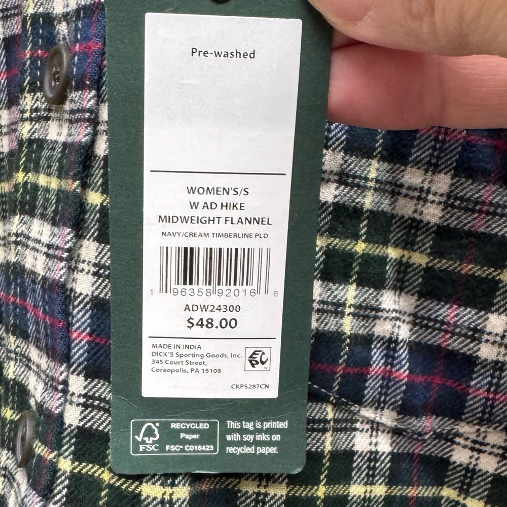 Alpine Design Multicolor Plaid Shirt - Picture 3 of 4